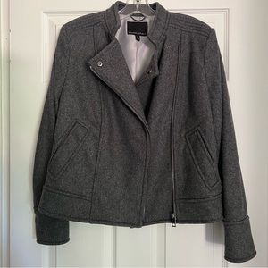 Banana Republic Gray structured wool Coat